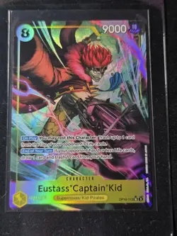 Eustass Captain Kid OP10-112 Alt Art SR Royal Blood One Piece NM - Image 1