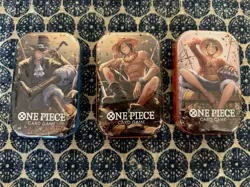 One Piece TCG, Vol.2 Tin pack (TS-02, OP13), Complete Set of 3 Tins - Sealed Eng - Image 1