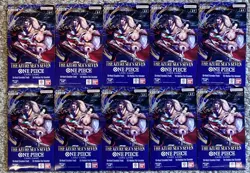One Piece TCG The Azure Sea’s Seven OP-14 Sleeved Booster Pack Lot Of 10 Sealed - Image 1