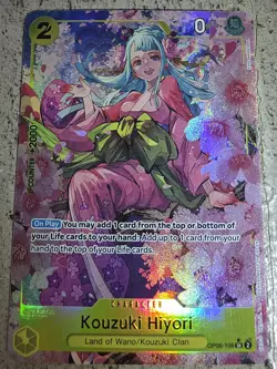 One Piece Kouzuki Hiyori Alt Art SR Premium Booster Best Vol. 1 PRB-01 English - Image 1