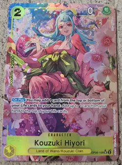 One Piece Kouzuki Hiyori Alt Art SR Premium Booster Best Vol. 1 PRB-01 English - Image 2