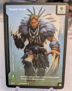 Wonders of the First Vincent Varok Mythic Call of the Stones CoTS Stoneseeker - Image 1