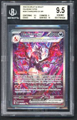 Pokemon Cards - BGS 9.5 Charizard EX 234/091 - Paldean Fates - GEM MINT - Image 1