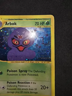 Arbok 3/165 Expedition Base Set 2002 HOLO Vintage Rare - Pokemon Card - Image 4