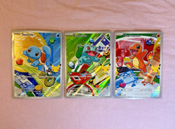 Pokemon 30th Anniversary Promo Card Set-Bulbasaur Charmander Squirtle-037-039 - Image 1