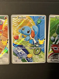 Pokemon 30th Anniversary Promo Card Set-Bulbasaur Charmander Squirtle-037-039 - Image 4