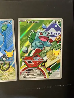 Pokemon 30th Anniversary Promo Card Set-Bulbasaur Charmander Squirtle-037-039 - Image 5