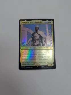 MTG - Aragorn, King of Gondor (Foil) - Commander: Lord of The Rings NM/M Cond - Image 1