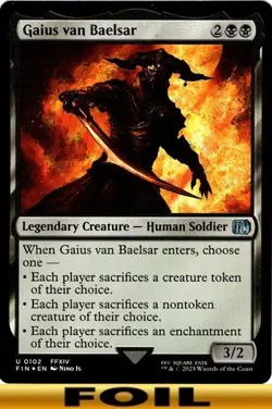 Gaius van Baelsar ** FOIL ** Final Fantasy - CUC NM MTG - Image 1