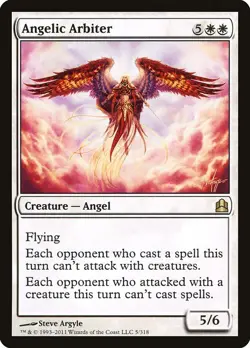1x Angelic Arbiter NM Eng MTG - Commander 2011 - Image 1