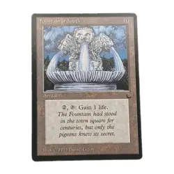 MTG The Dark Magic Fountain of Youth NM - Image 1