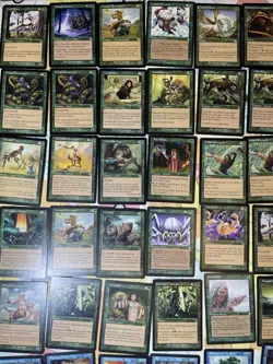 Vintage Magic the Gathering Card Lot Green, Blue, White, Multi-color LP-NM - Image 2
