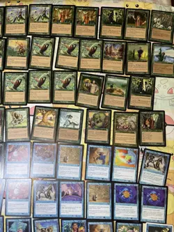 Vintage Magic the Gathering Card Lot Green, Blue, White, Multi-color LP-NM - Image 4