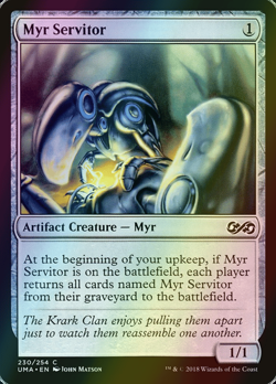 MTG Myr Servitor Foil ** Ultimate Masters ** English (NM) - Image 1