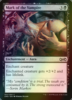 MTG Mark of the Vampire Foil ** Ultimate Masters ** English (NM) - Image 1