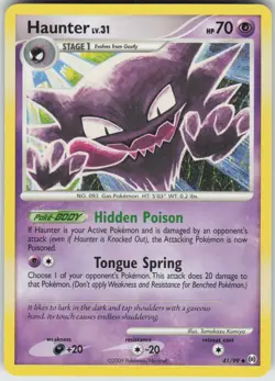 Pokemon Haunter (41) 41/99 Arceus Uncommon NM - Image 1