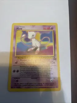 Pokemon Card Black Star Promo Mew 8 WOTC - Image 1