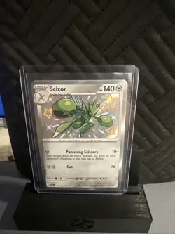 Pokemon TCG Scizor 191/091 Baby Shiny Paldean Fates Scarlet & Violet - Image 1