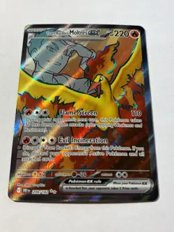 Pokemon Team Rocket's Moltres ex 208/182 Sv10 Destined Rivals Ultra Rare Holo - Image 2