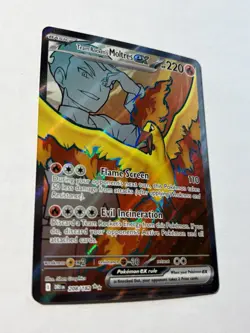 Pokemon Team Rocket's Moltres ex 208/182 Sv10 Destined Rivals Ultra Rare Holo - Image 4