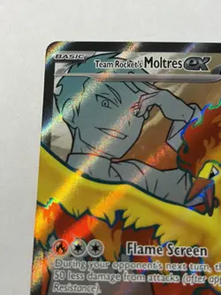 Pokemon Team Rocket's Moltres ex 208/182 Sv10 Destined Rivals Ultra Rare Holo - Image 5