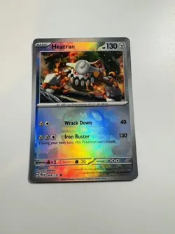 Pokemon Heatran #068/131 English Prismatic Evolutions Master Ball - Image 1