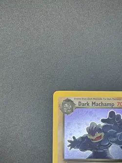 Dark Machamp 10/82 - Team Rocket Holo Rare - LP+ Vintage Pokemon Card WOTC - Image 4