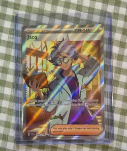 Pokemon TCG Jacq Trainer-Supporter Ultra Rare Full Art Holo SV01 236/198 - Image 1
