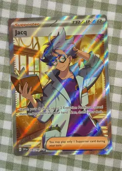 Pokemon TCG Jacq Trainer-Supporter Ultra Rare Full Art Holo SV01 236/198 - Image 3