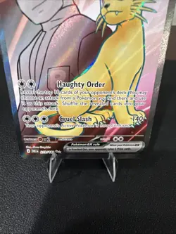 Team Rocket's Persian ex SIR #219/182 Destined Rivals Pokemon TCG Card-NM - Image 3