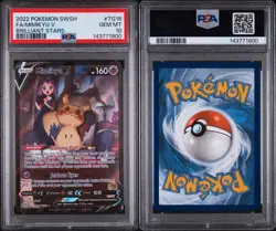 2022 POKEMON BRILLIANT STARS TG16 MIMIKYU V BRILLIANT STARS PSA 10 - Image 3
