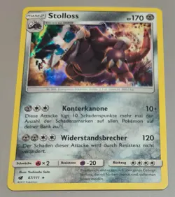 Stolloss # 67/111 Rare Holo Aufziehen der Sturmrote 2017 Pokemon Deutsch Mint - Image 1