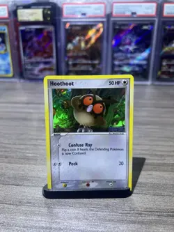 Hoothoot Unseen Forces Reverse Holo Stamp 59/115 Pokemon English Lightly Played - Image 2