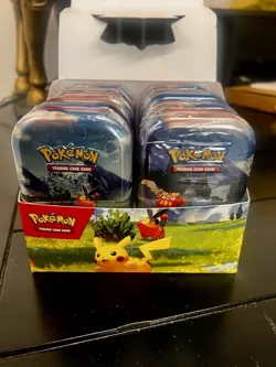 Pokemon TCG Ascended Heroes MINI TIN DISPLAY BOX Factory Sealed 10x Tins - Image 2