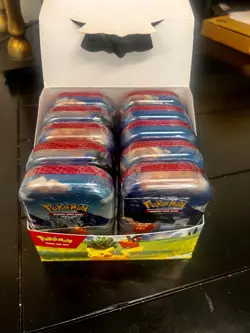 Pokemon TCG Ascended Heroes MINI TIN DISPLAY BOX Factory Sealed 10x Tins - Image 3