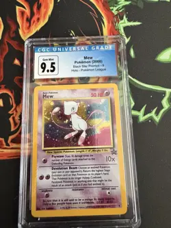 Mew Black Star Promo Holo Pokemon #9 2000 CGC Gem Mint 10 (Blue Label 9.5) - Image 1