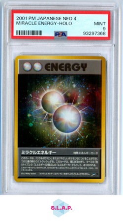 MIRACLE ENERGY POKEMON - 2001 NEO 4 HOLO JAPANESE PSA 9 - Image 1