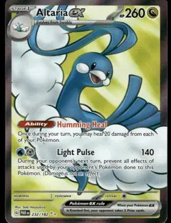 Pokemon Cards Altaria ex 232/182 Paradox Rift Ultra Rare LP *2 - Image 1
