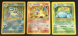 Pokemon Base Set 2 Charizard 4/130 Holo Lot- Big 3, Blastoise, Venusaur - Image 3