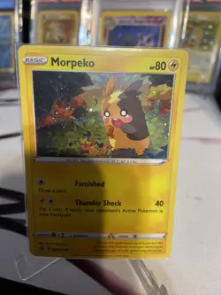 Pokemon TCG Morpeko SWSH Black Star Promo SWSH116 Holo Promo - Image 1