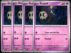 Pokemon TCG 4x Duskull 018/064 2024 Shrouded Fable Common Playset - NM/LP - Image 1
