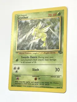 Scyther 26/64 Rare Jungle Pokemon Card LP/NM Light Play +, Near Mint - - Image 2