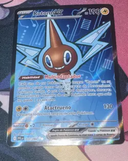Pokemon TCG Rotom EX Holo Full Art Secret Rare 111/94 Phantasmal Flames Spanish - Image 1
