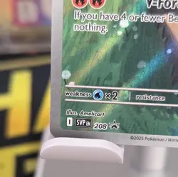 Pokemon TCG Victini SVP 208 Full Art Illustration Black Star Promo Rare Holo🤩♨ - Image 2