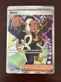 Pokemon TCG - Holofoil Ryme Ultra Rare 221/197 NM OBF - Image 1