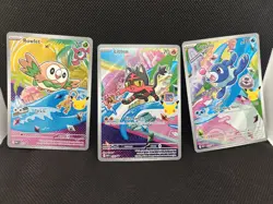 Pokemon Card Rowlet Litten Popplio MEP 043 044 045 First Partner Promo Gen 7 {2} - Image 1
