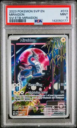 POKEMON PSA 9 MIRAIDON #013 PROMO SCARLET e VIOLET ENGLISH 2023! - Image 1