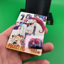 Team Rocket Holo Pokemon Vintage Pocket Monsters Vending Prism Sticker 9 - Image 4