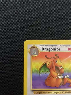 Pokemon Dragonite Fossil Rare Unlimited Regular 19/62 100 HP Pokemon TCG - Image 2