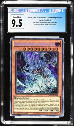Yu-Gi-Oh! Raviel Lord Phantasms Shimmering Scraper 2021 MP21-EN248 Prism CGC 10 - Image 2